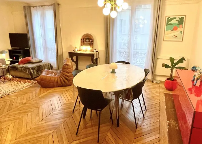 Lägenhet Le Marais & Large Big Spacious Charming Parisian Flat *